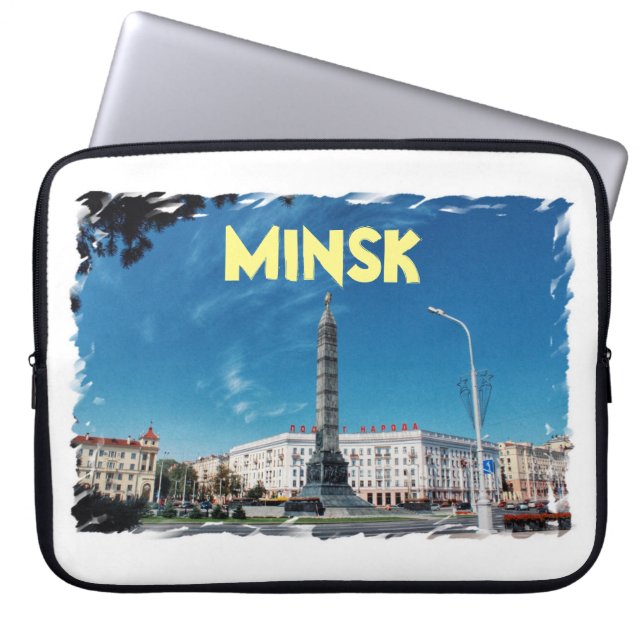 Belarus Minsk Architecture Laptop Sleeve Cover (Front)