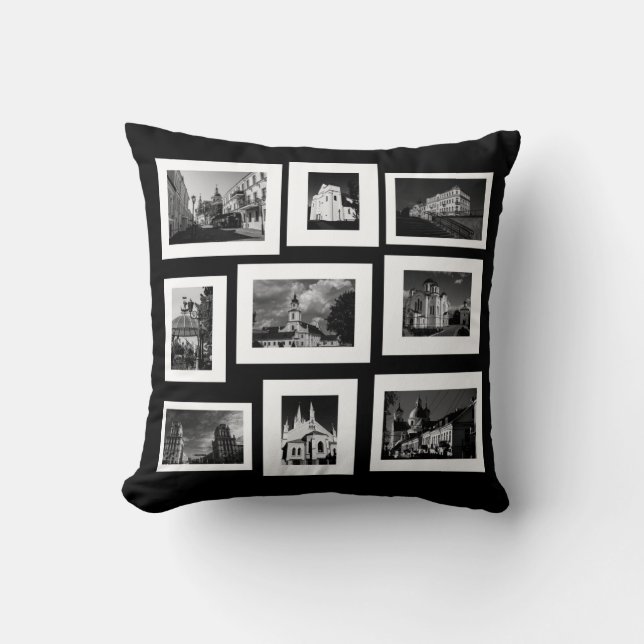 Belarus Minsk Grodno Vitebsk Brest Architecture Throw Pillow (Front)