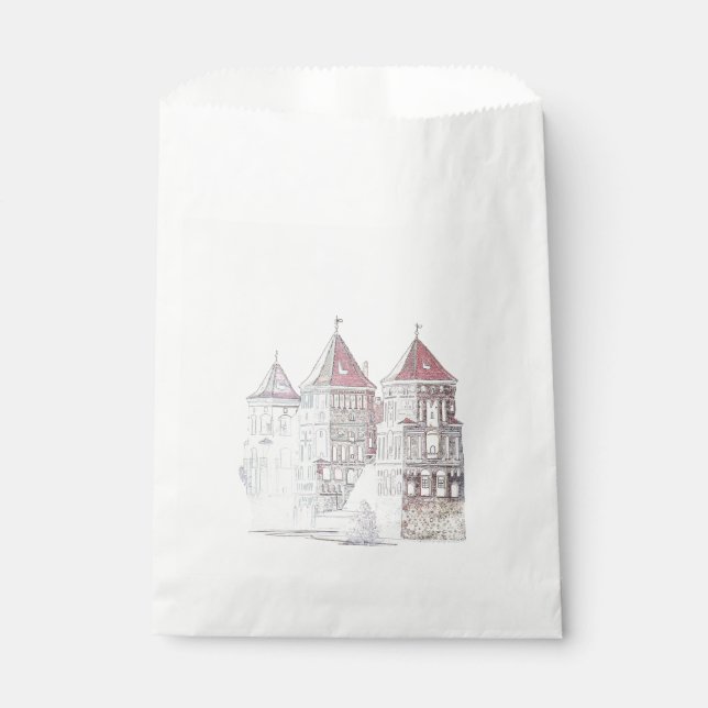 Belarus Mir Castle Architecture Favor Bag (Front)