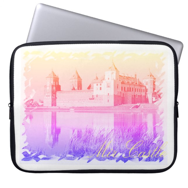 Belarus Mir Castle Architecture Laptop Sleeve (Front)