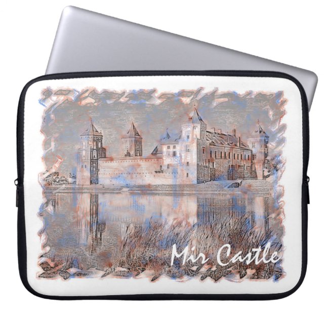 Belarus Mir Castle Architecture Laptop Sleeve (Front)