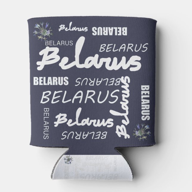 Belarus National Corn Flower Can Cooler (Back)