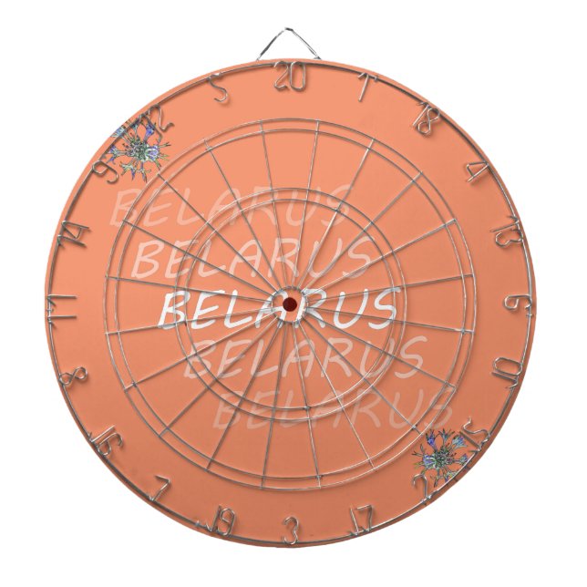 Belarus National Corn Flower Dart Board (Front)