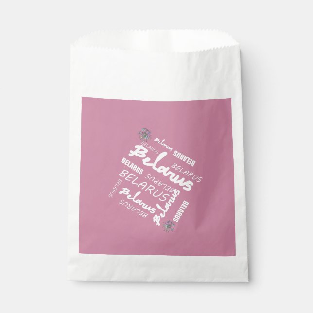 Belarus National Corn Flower Favor Bag (Front)