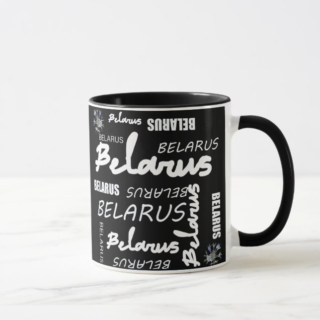 Belarus National Corn Flower Mug (Right)