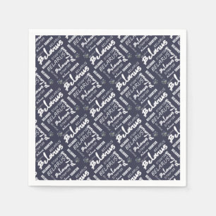 Belarus National Corn Flower Napkins