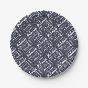 Belarus National Corn Flower Paper Plates