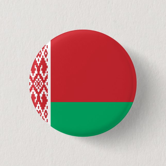 Belarus National Flag Button (Front)