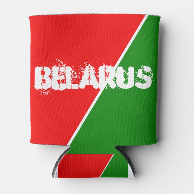 Belarus National Flag Colours Can Cooler (Front)
