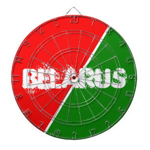 Belarus National Flag Colours Dart Board