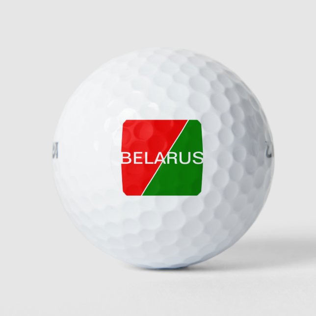 Belarus National Flag Colours Golf Balls (Front)