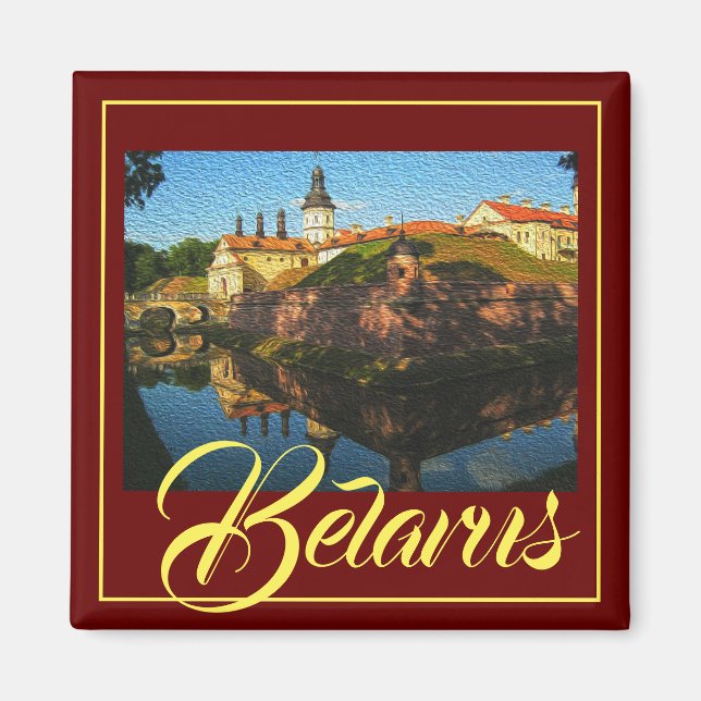Belarus Nesvizh Palace Architecture Nature Magnet (Front)