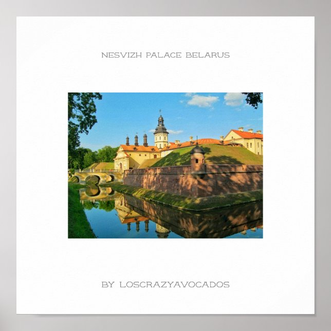 Belarus Nesvizh Palace Architecture Nature Poster (Front)