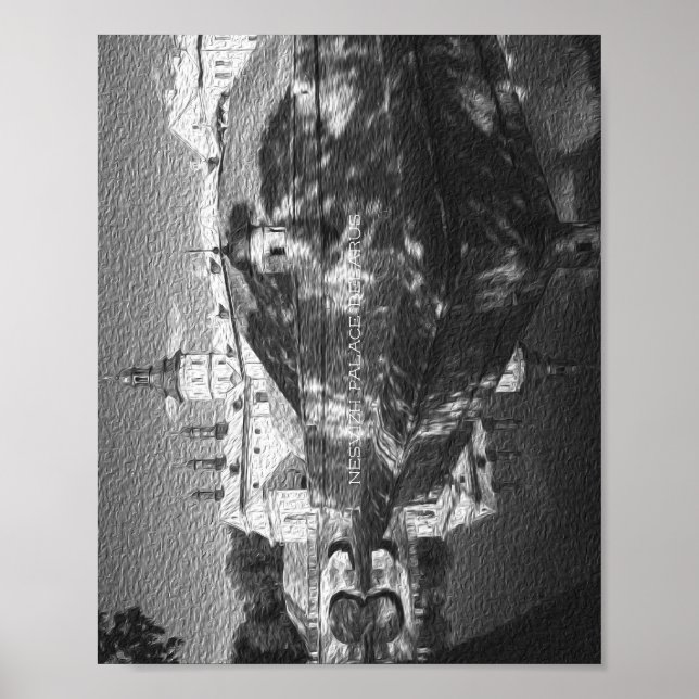 Belarus Nesvizh Palace Architecture Nature Poster (Front)