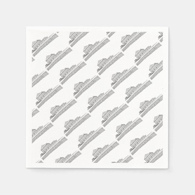 Belarus Orsha Architecture Napkins (Front)