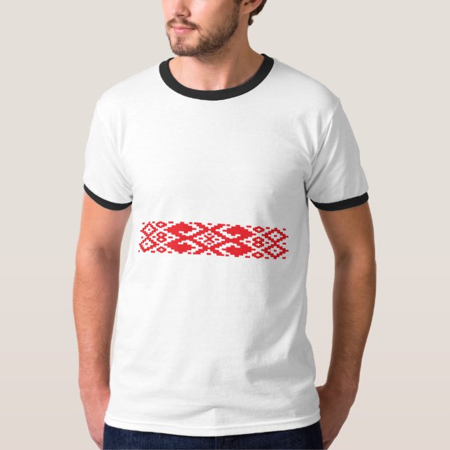 Belarus pattern, Belarus T-Shirt (Front)