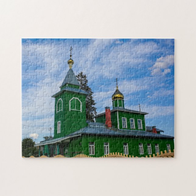 Belarus Porechye Parecca Architecture Church Jigsaw Puzzle (Horizontal)