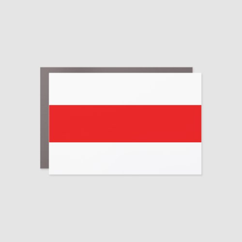 Belarus protest flag symbol red white revolution f car magnet