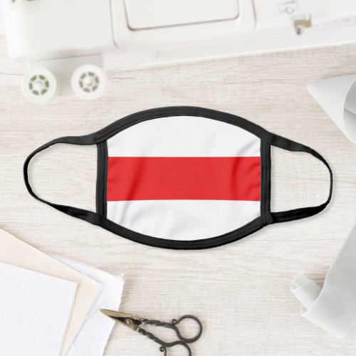 Belarus protest flag symbol red white revolution f face mask