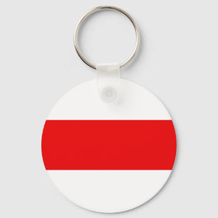 Belarus protest flag symbol red white revolution f keychain