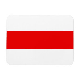 Belarus protest flag symbol red white revolution f magnet