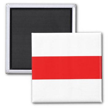 Belarus Protest Flag Symbol Red White Revolution F Magnet by tony4urban at Zazzle