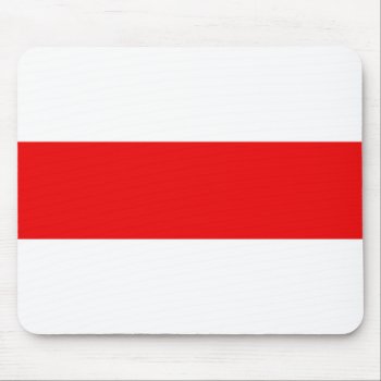 Belarus Protest Flag Symbol Red White Revolution F Mouse Pad by tony4urban at Zazzle
