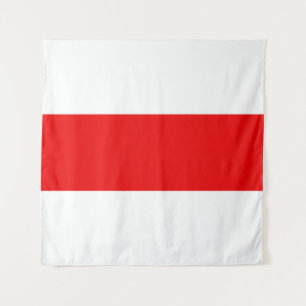 Belarus protest flag symbol red white revolution f tapestry