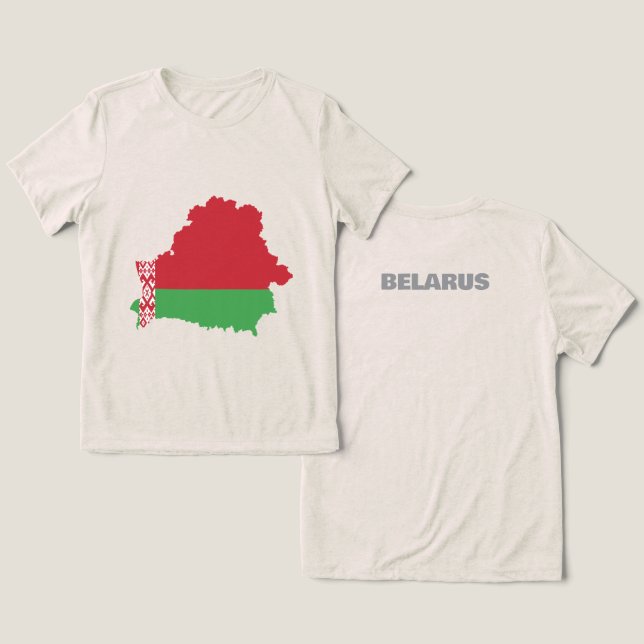 BELARUS Special Tourist Gift Classic Tri-Blend Shirt (Design Front & Back)