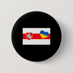 Belarus Stand With Ukraine Belarusians Support Ukr Button
