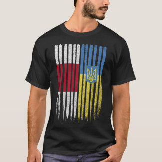 Belarus Ukraine Belarusian Ukrainian Flag T-Shirt