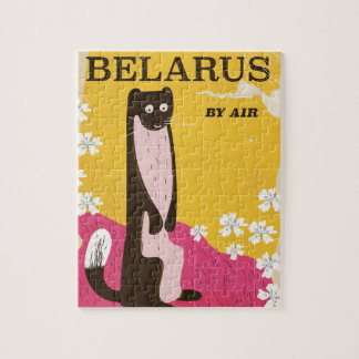 Belarus vintage travel poster jigsaw puzzle