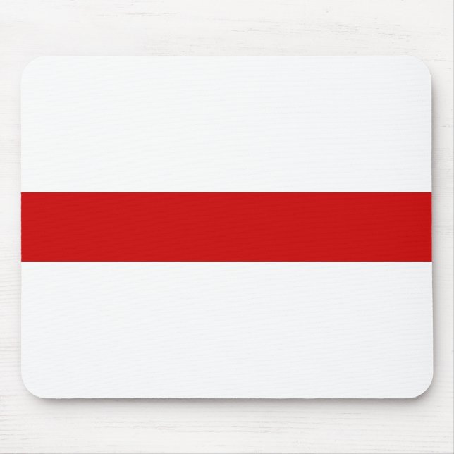 Belarus white-red-white mouse pad (Front)