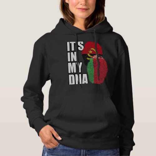 Belarusian And Angolan Mix DNA Flag Heritage Hoodie