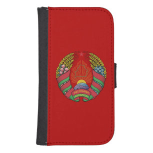 Belarusian flag samsung s4 wallet case