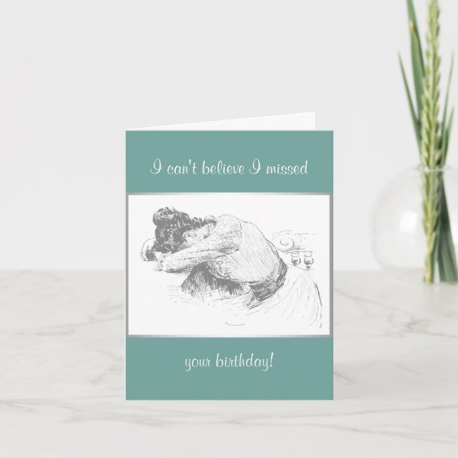 Belated Birthday Card (Front)