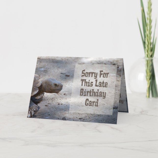 Belated Birthday Card (Front)