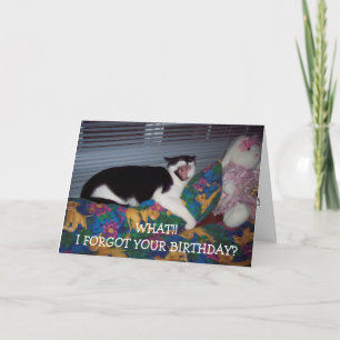 BELATED BIRTHDAY CARD