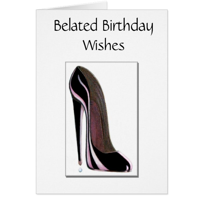 Cards, Note Cards and Belated Birthday Wishes Greeting Card Templates