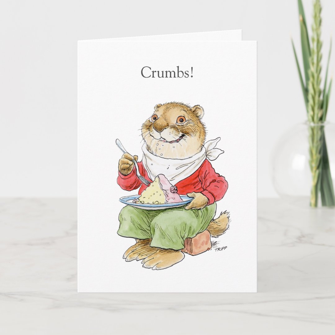 Belated Birthday Muskrat Card