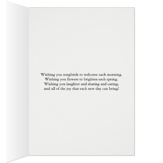 Belated Birthday with Flowers (Inside (Right))