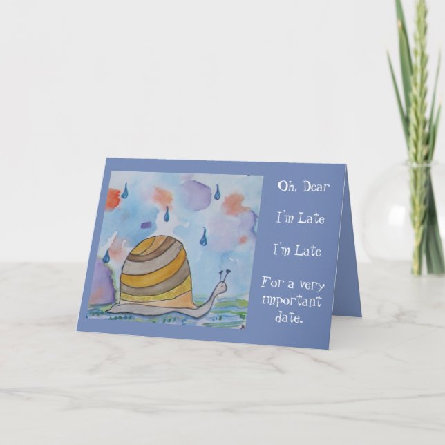 Belated Happy Birthday Card (Front)