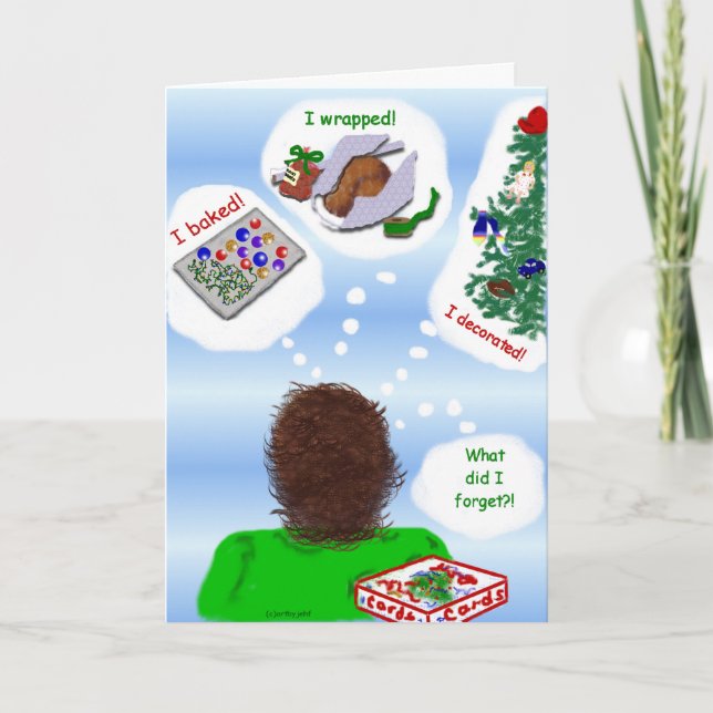 Belated Holiday Greetings Card (Front)