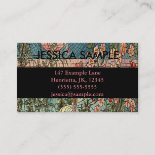 Belcher Mosaic Glass Koi Fishy Business Card