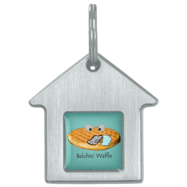 Belchin' Waffle Pet ID Tag (Front)