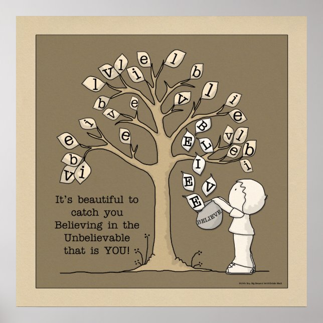 Be'LEAVES'- Catching Leaves Poster (Front)