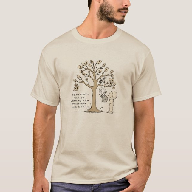 Be'LEAVES'- Catching Leaves T-Shirt (Front)