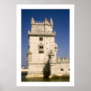 Belém fortified tower, River Tagus, Lisbon Poster
