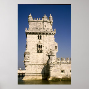 Belem Fortress Tower, Lisbon Portugal Poster