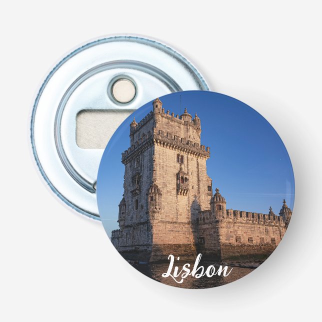 Belem tower at sunset in Lisbon, Portugal Bottle Opener (Front)